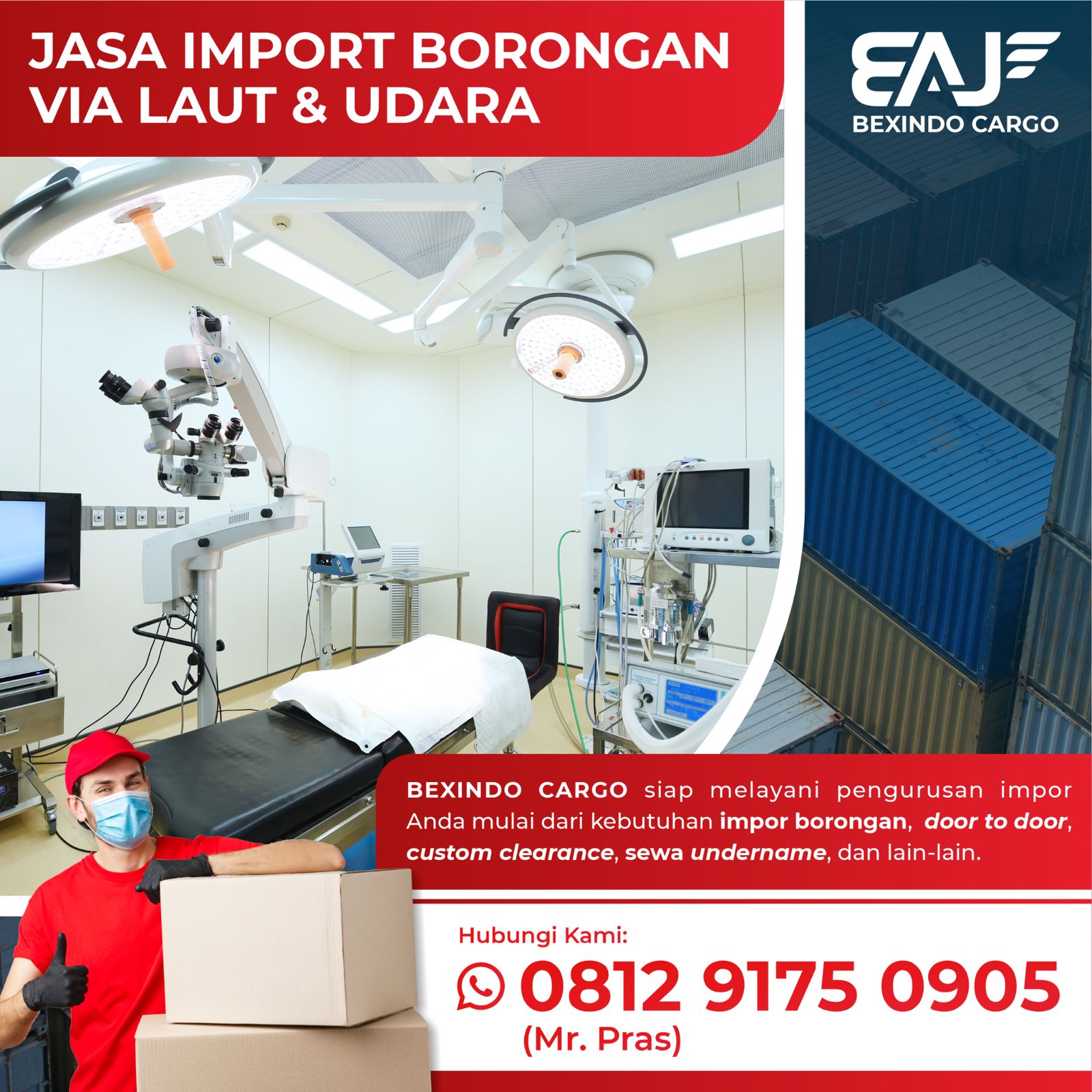Jasa Impor Spare part dari China - Import door to door