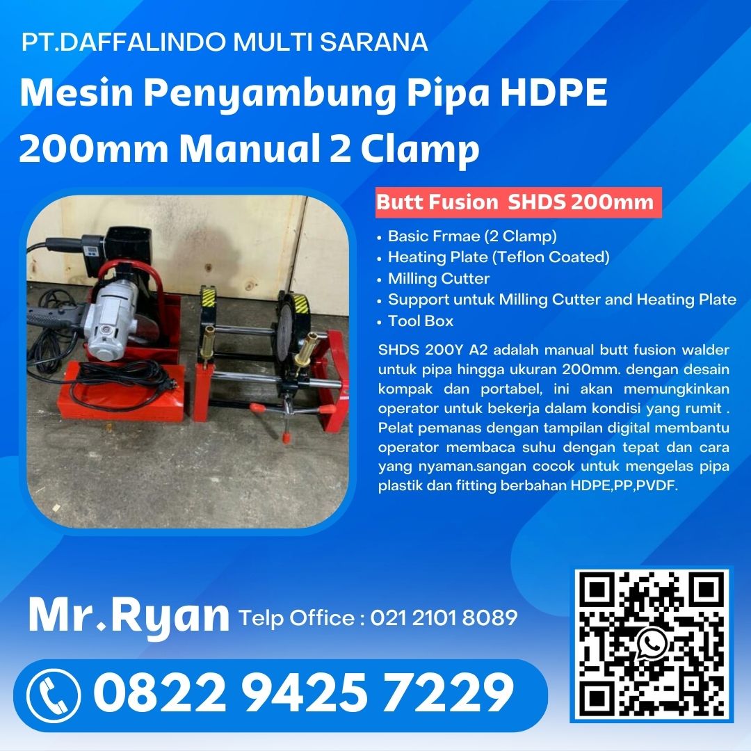 Alat Las Pipa Hdpe - Jual Mesin Las Pipa Hdpe 160mm
