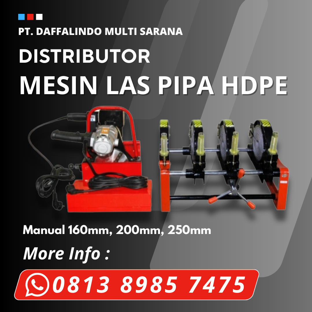 Mesin Las Hdpe 160 mm 4 clamp Type Y - Ready Di Jakarta