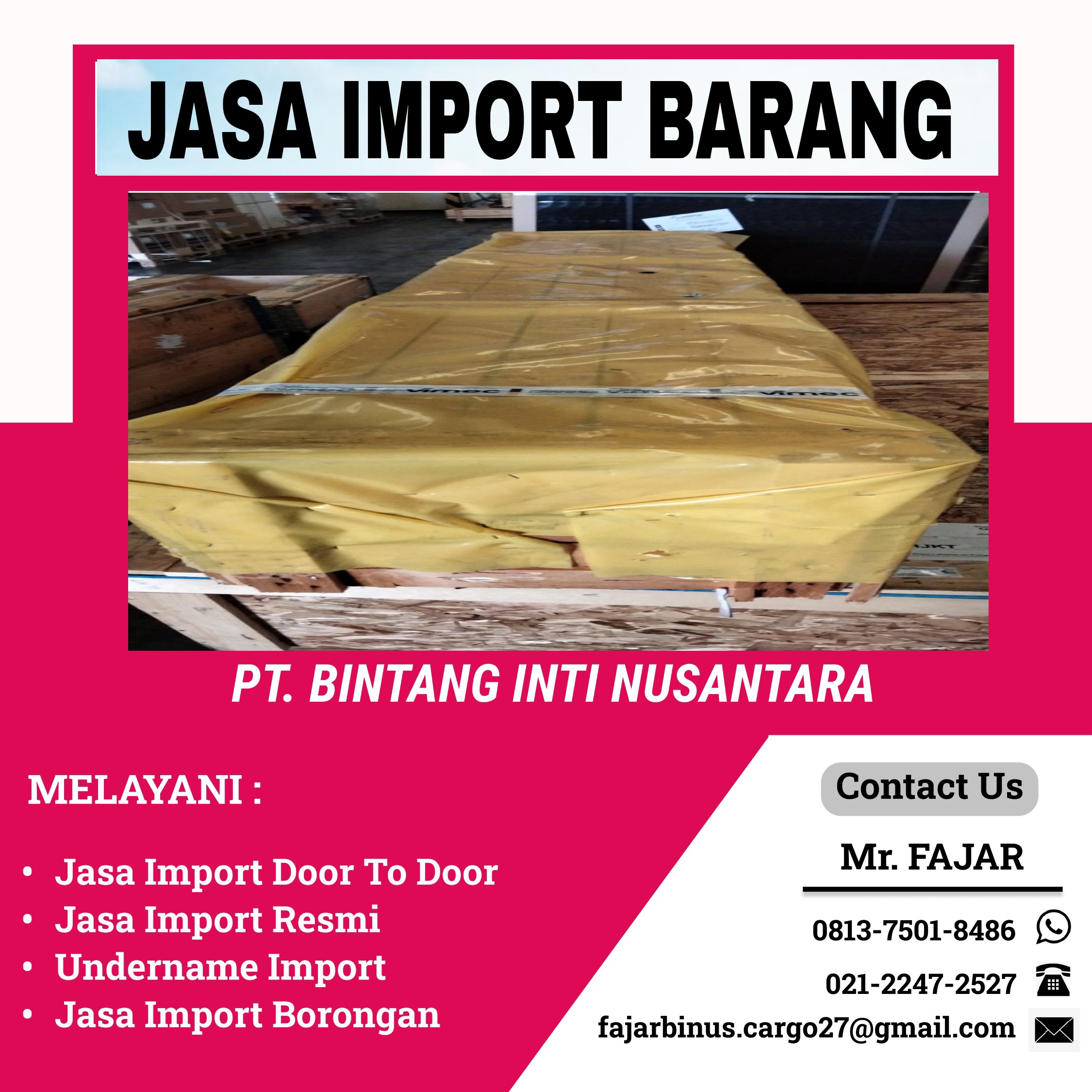 Jasa import door to door dari hongkong | 081375018486