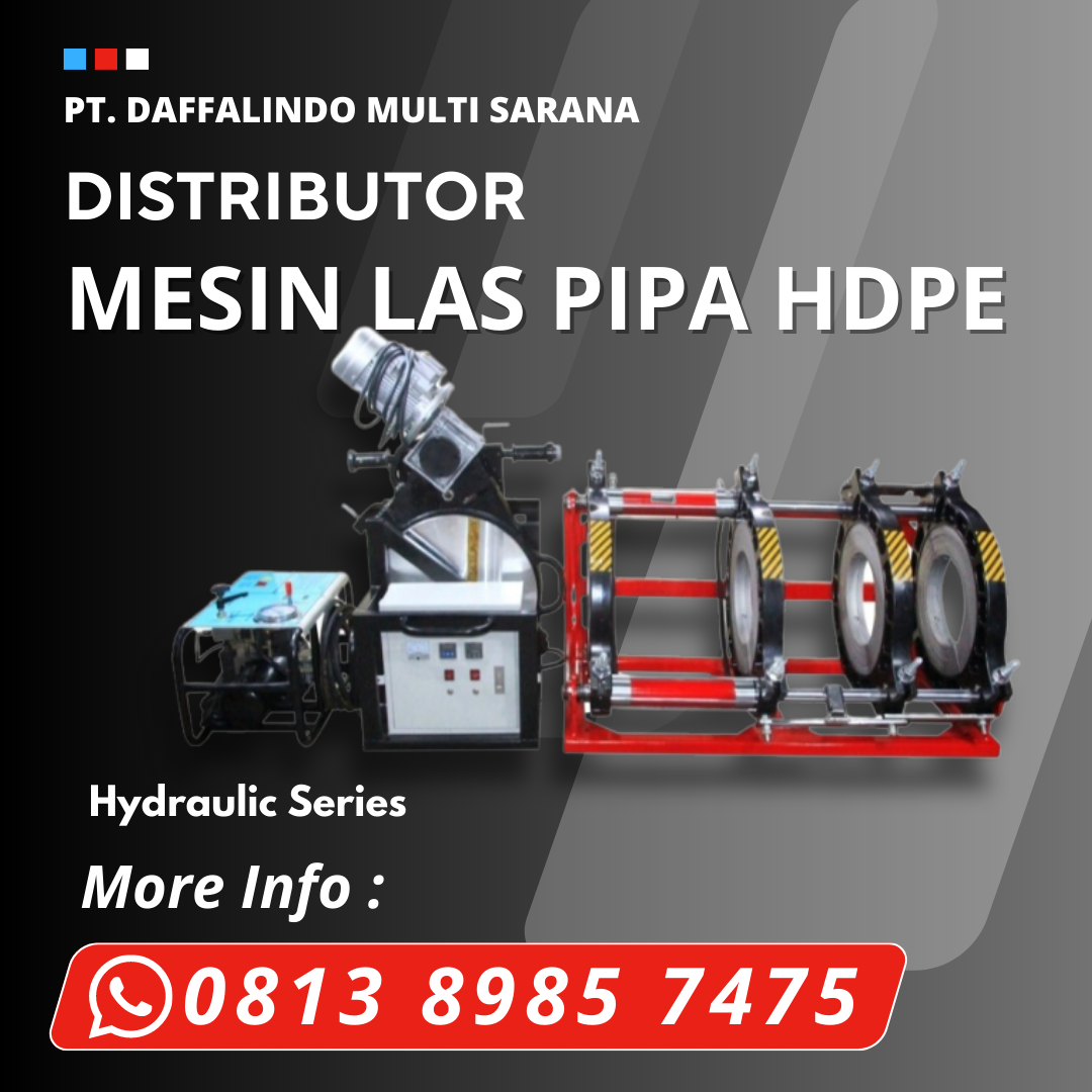 Distributor Mesin Las Hdpe 200mm Hydarulic