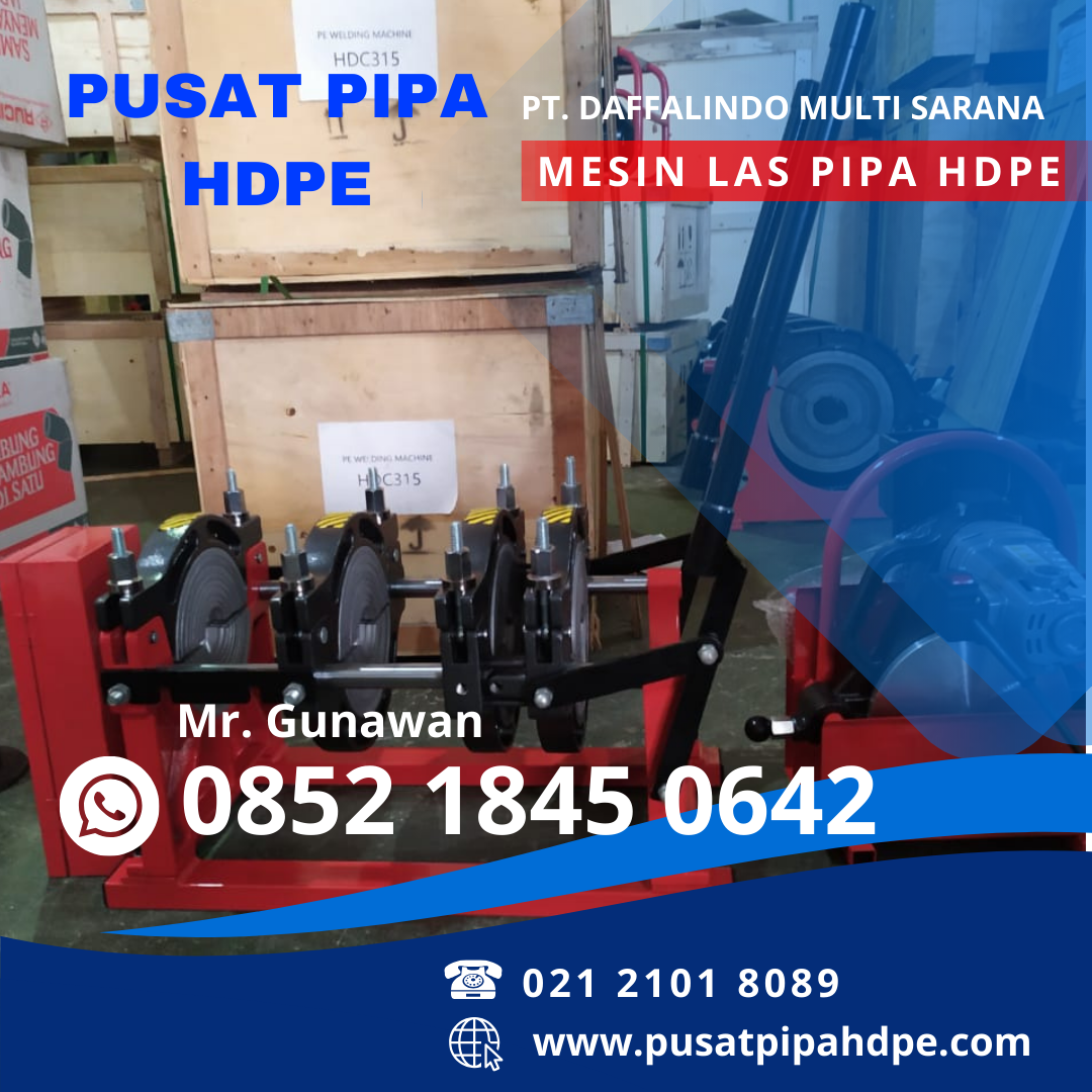 Mesin Sambung Pipa Hdpe  Alat Las Pipa Hdpe