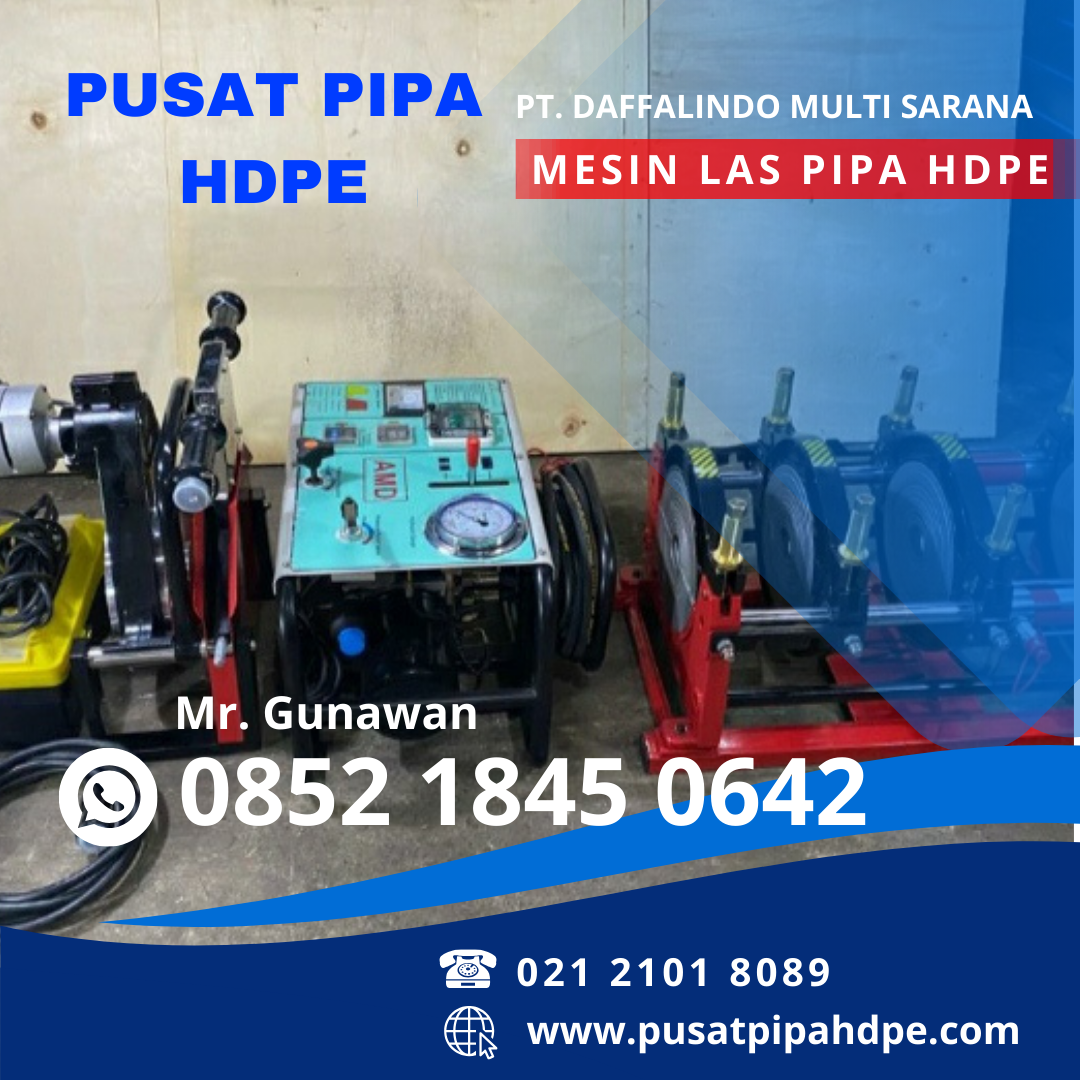 Mesin Alat Sambung Hdpe Pipa Air Bersih ukuran 14 Inch 355mm