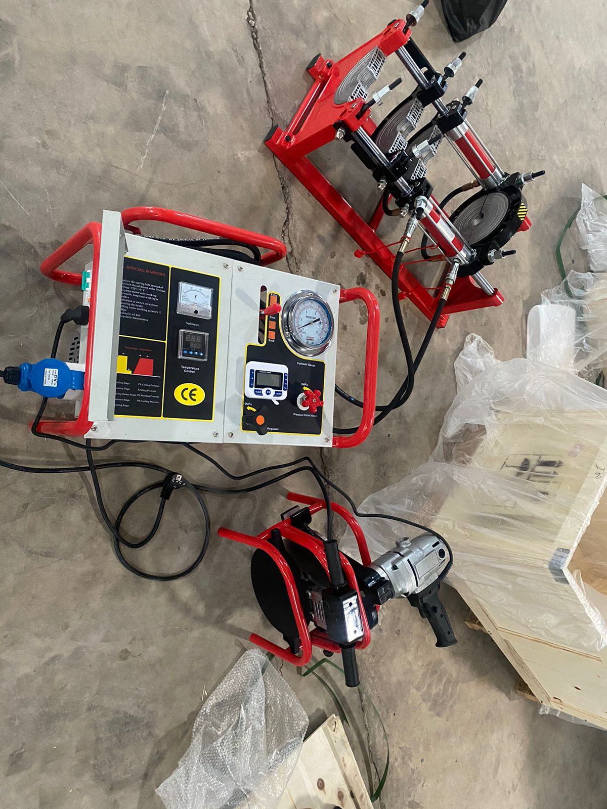 Mesin penyambung pipa hdpe 315mm