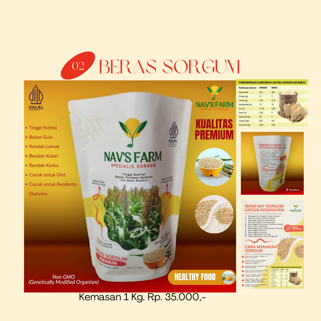 Tepung dan Beras Sorgum