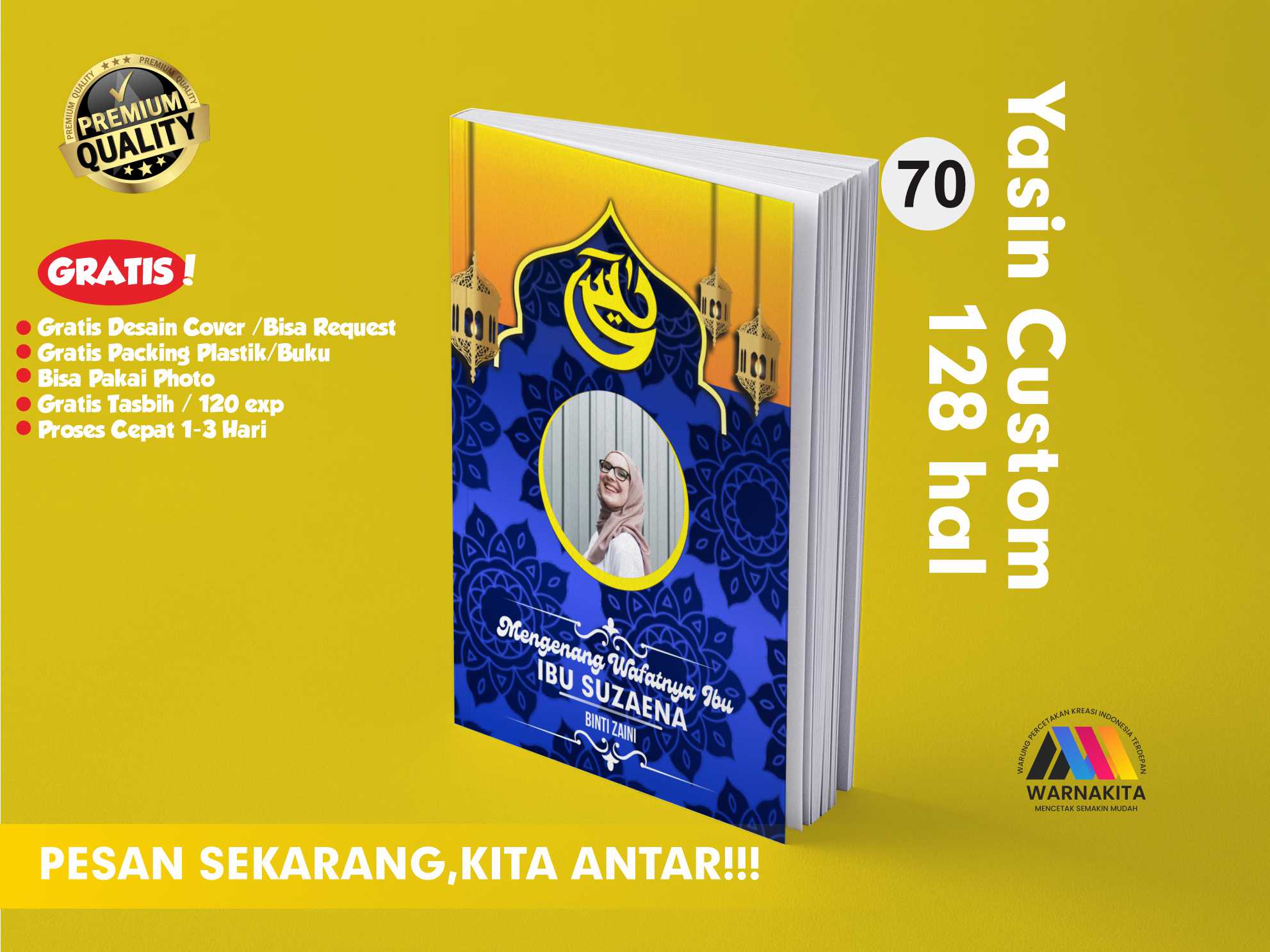 Buku Yasin Tahlilan Custom 