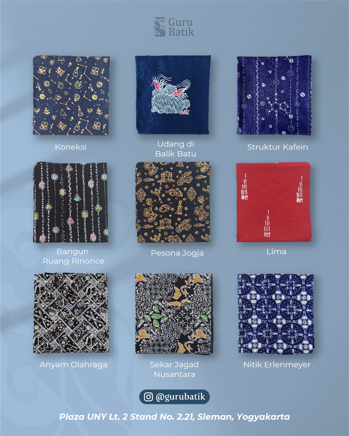 Kain Batik Tematik Motif Mata Pelajaran