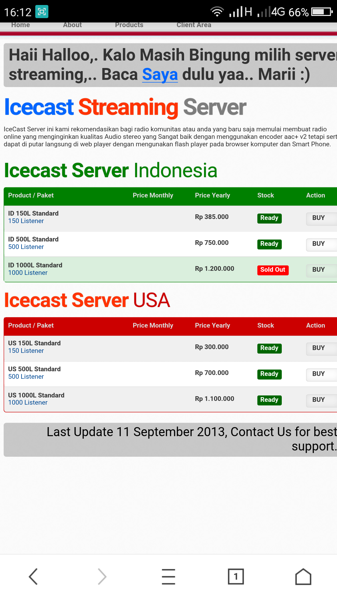 Website hosting domain 