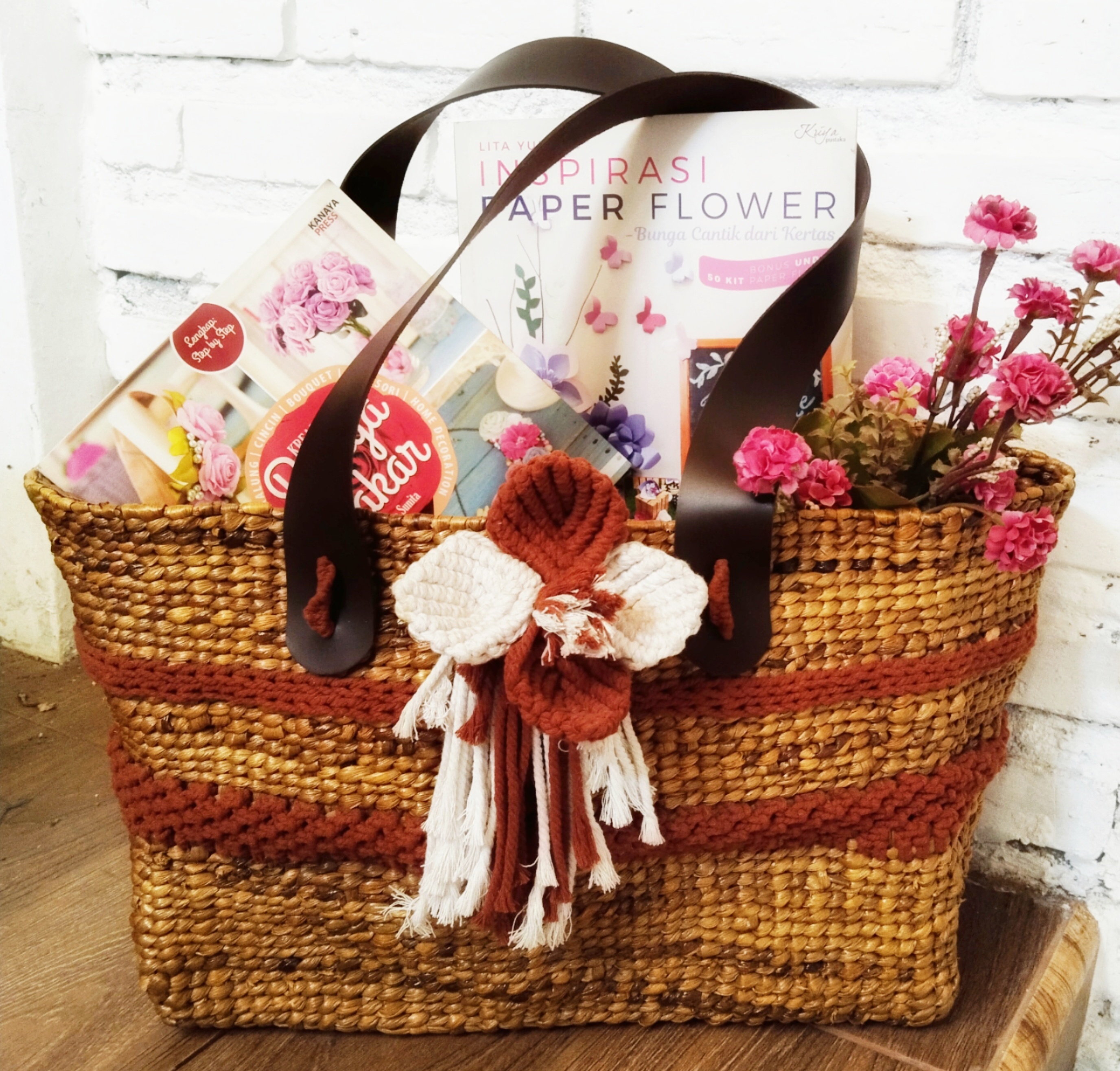 Tas Anyaman Encenggondok Mix Anyaman Macrame 