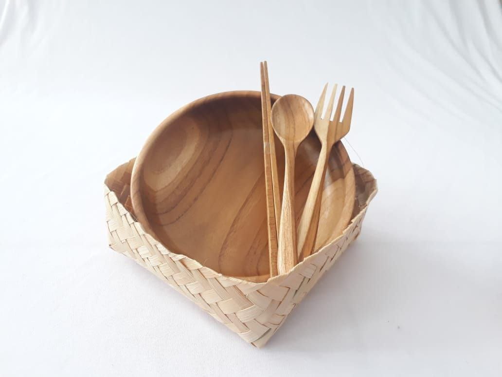 1set piring DISH002