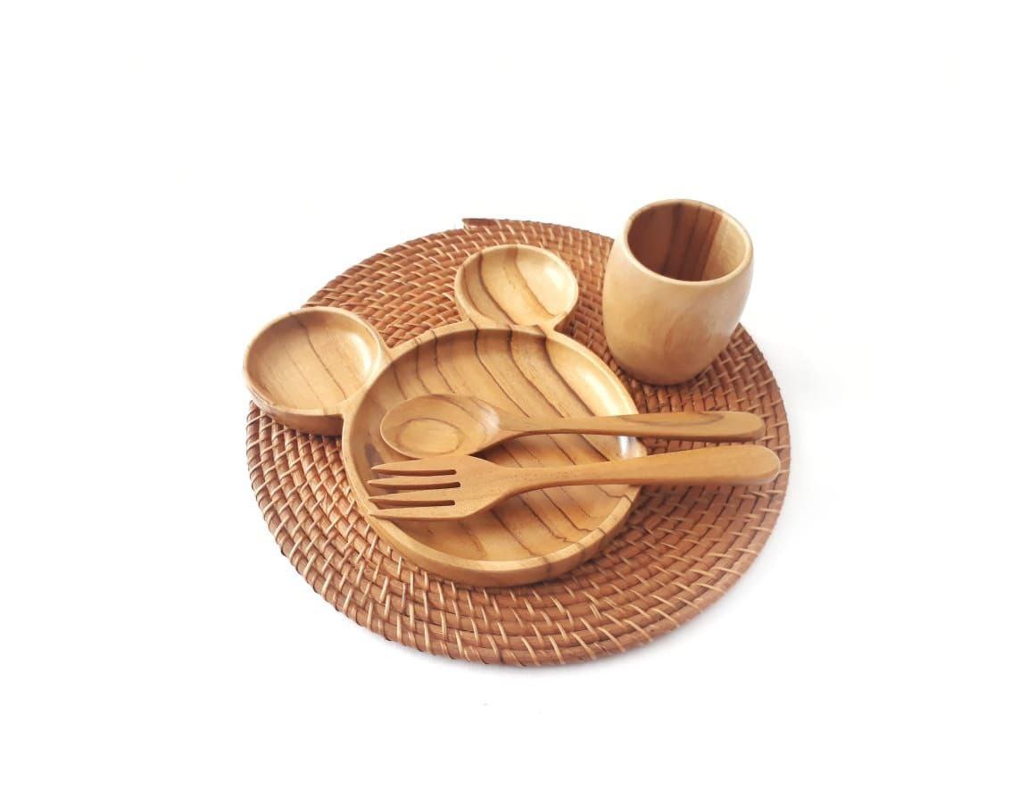 1set piring makan mouse DISH005