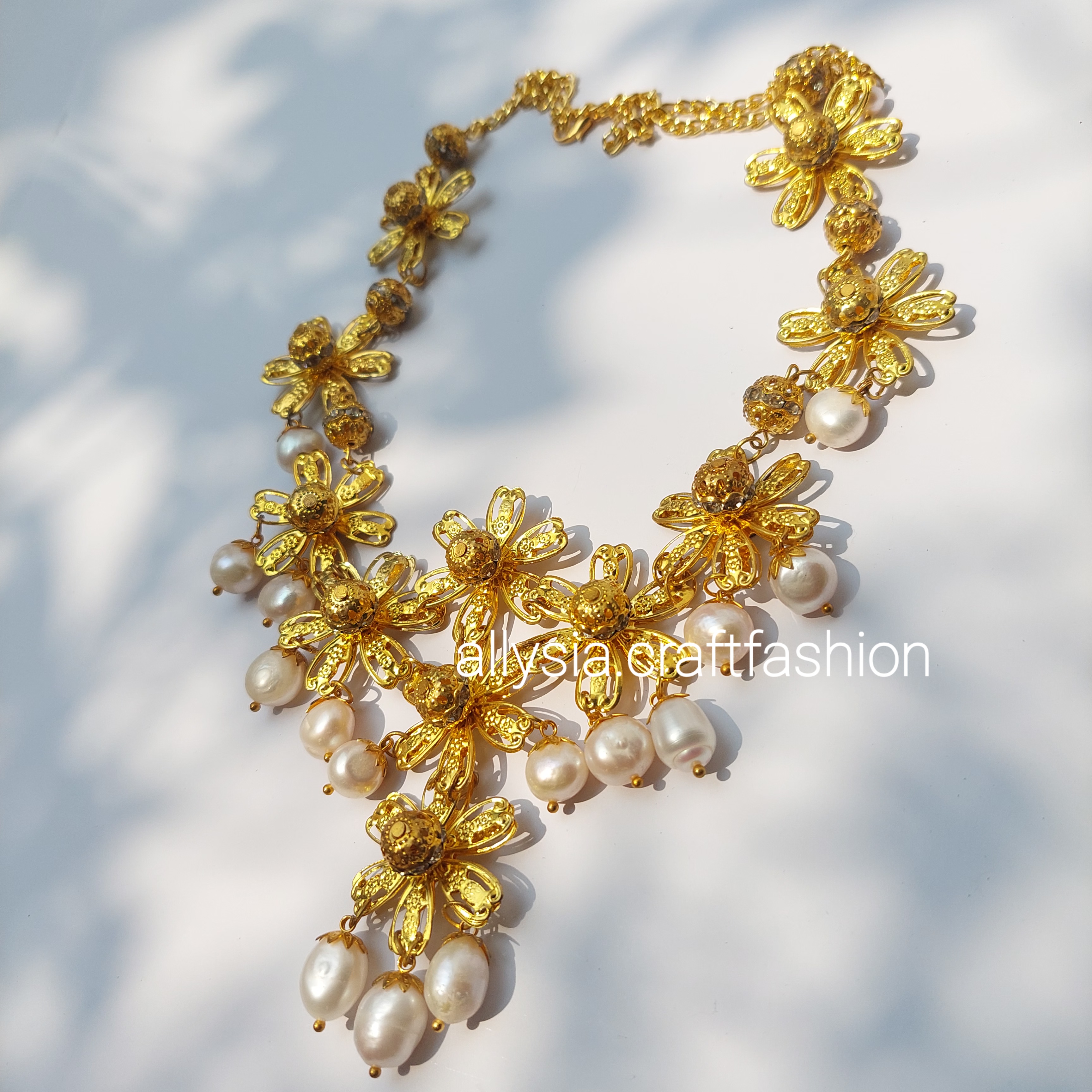 Kalung shima mutiara air tawar