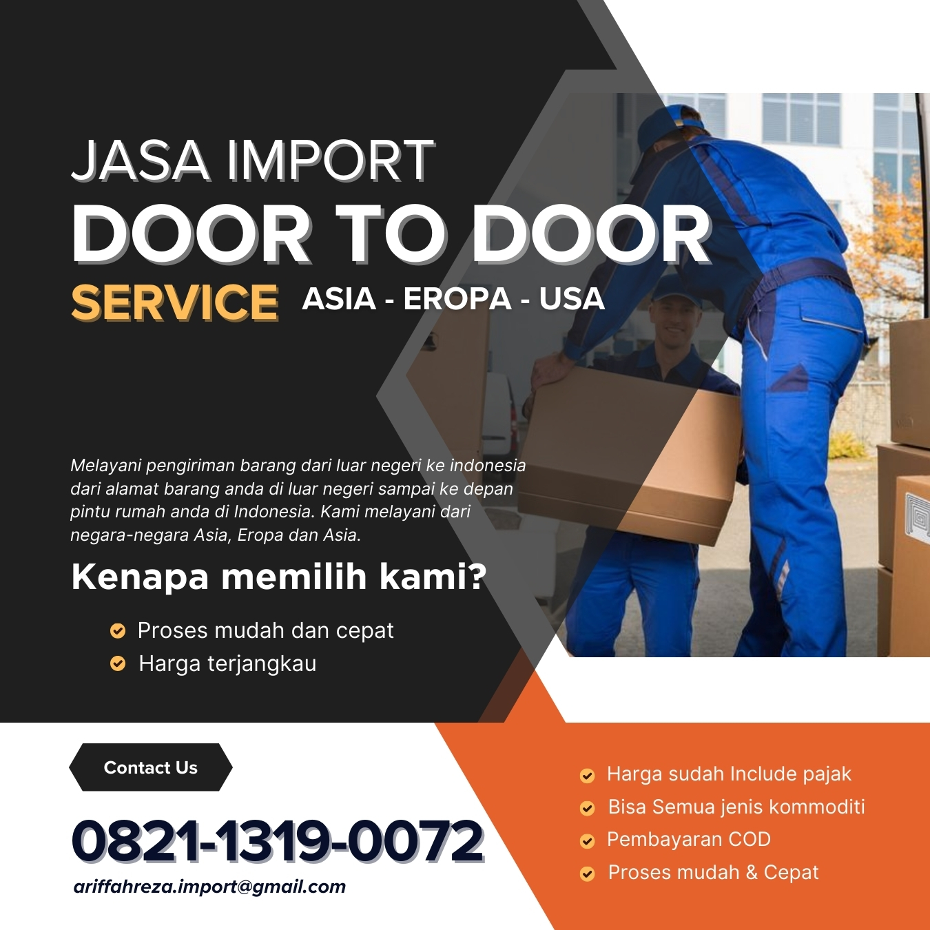 Jasa Import Barang Door to Door dari China