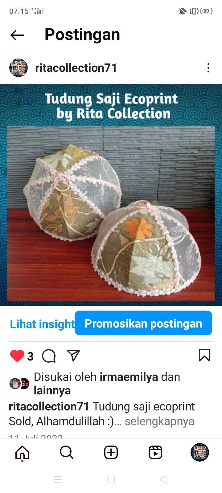 Tudung saji batik