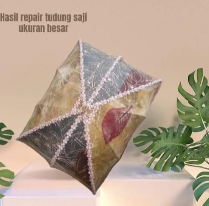Tudung Saji Ecoprint ukuran 2 piring