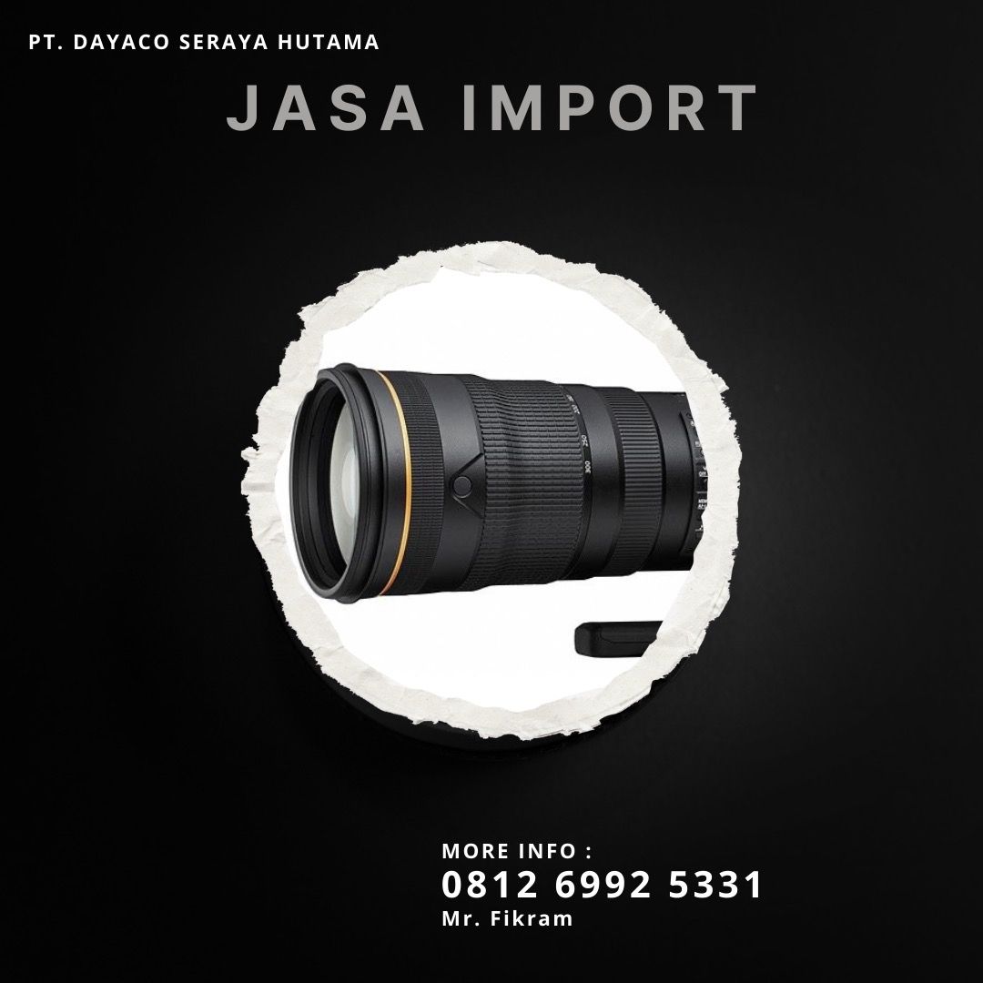 Jasa Import Lensa Camera