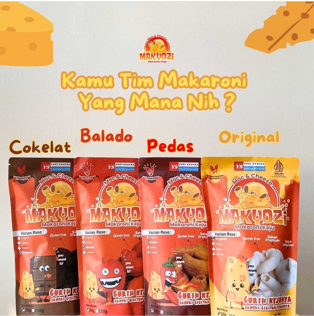 Makaroni Keju Kraft Cheddar MAKYOZI Original