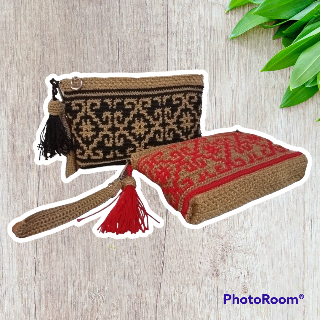 tas rajut batik tapestry