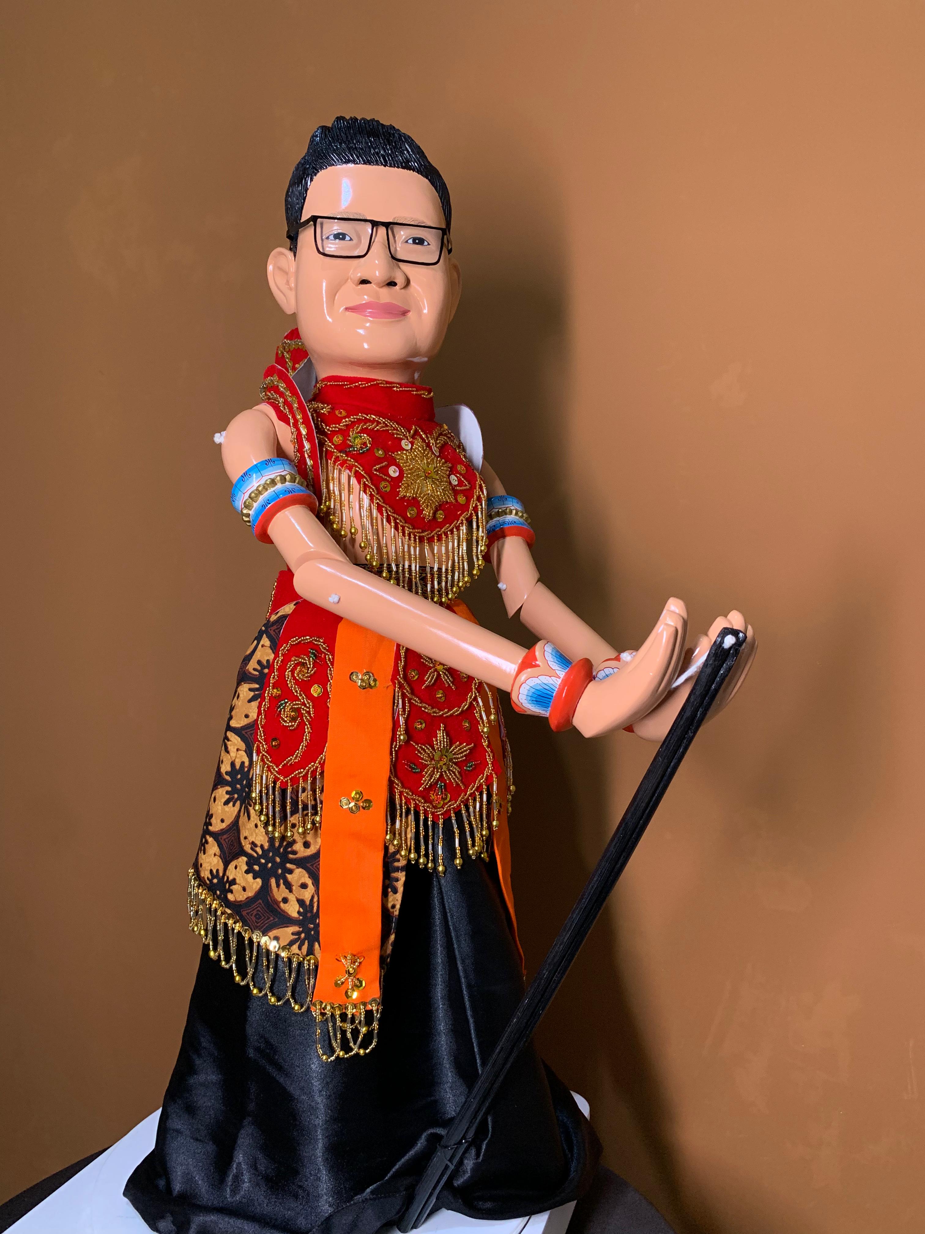 Souvenir wayang golek