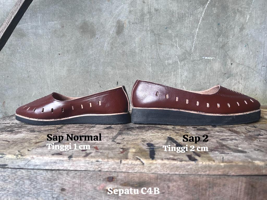 Sepatu C4B Kulit Samak Nabati