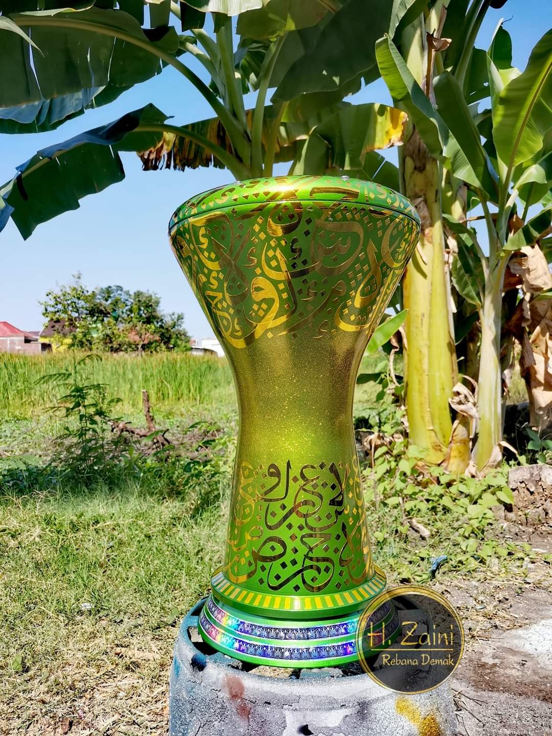 H. Zaini rebana dan bedug 