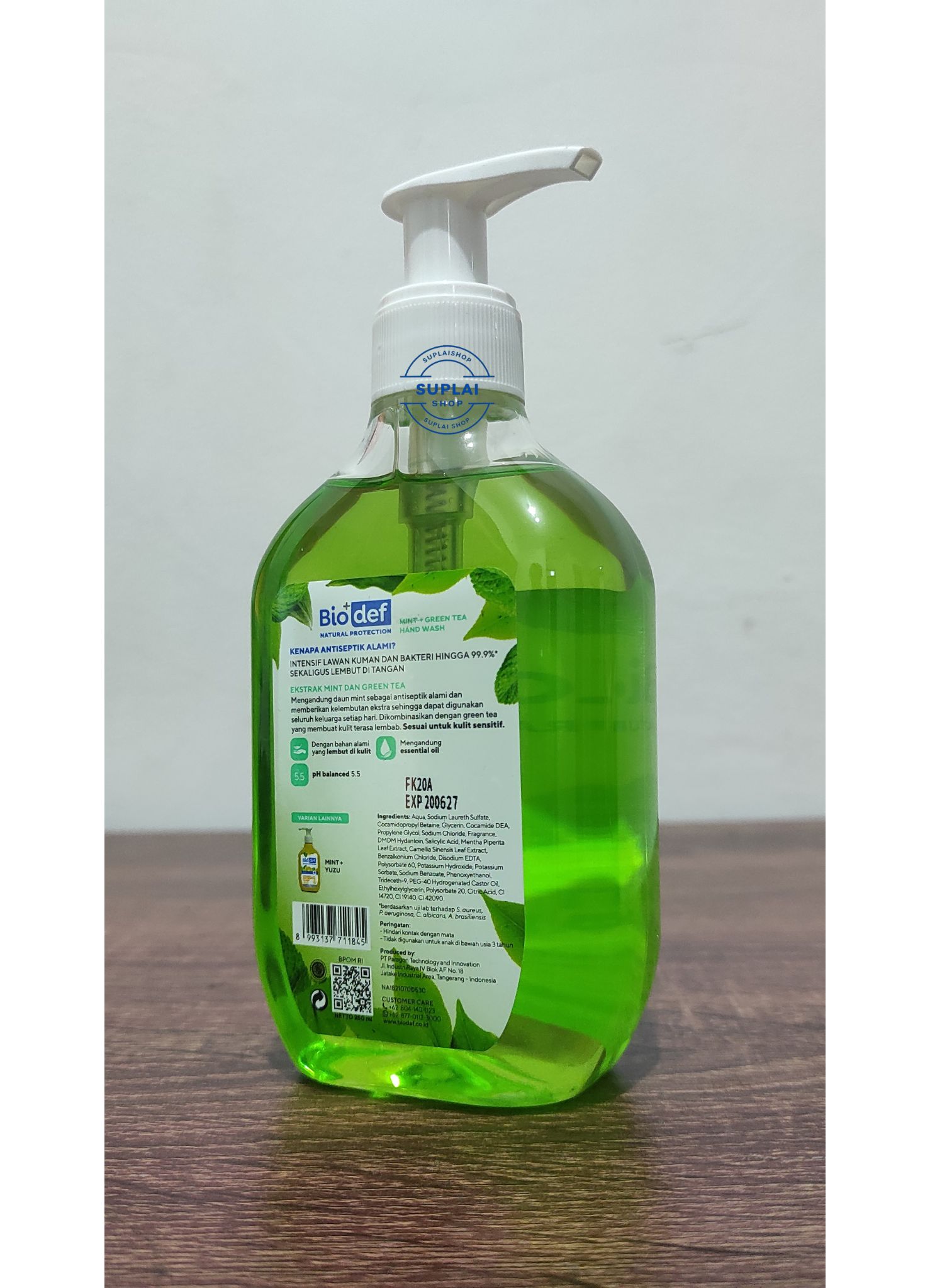 Sabu Cuci Tangan Cair Biodef Hand Wash 250 ml
