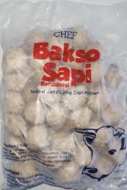 Frozen bakso sapi