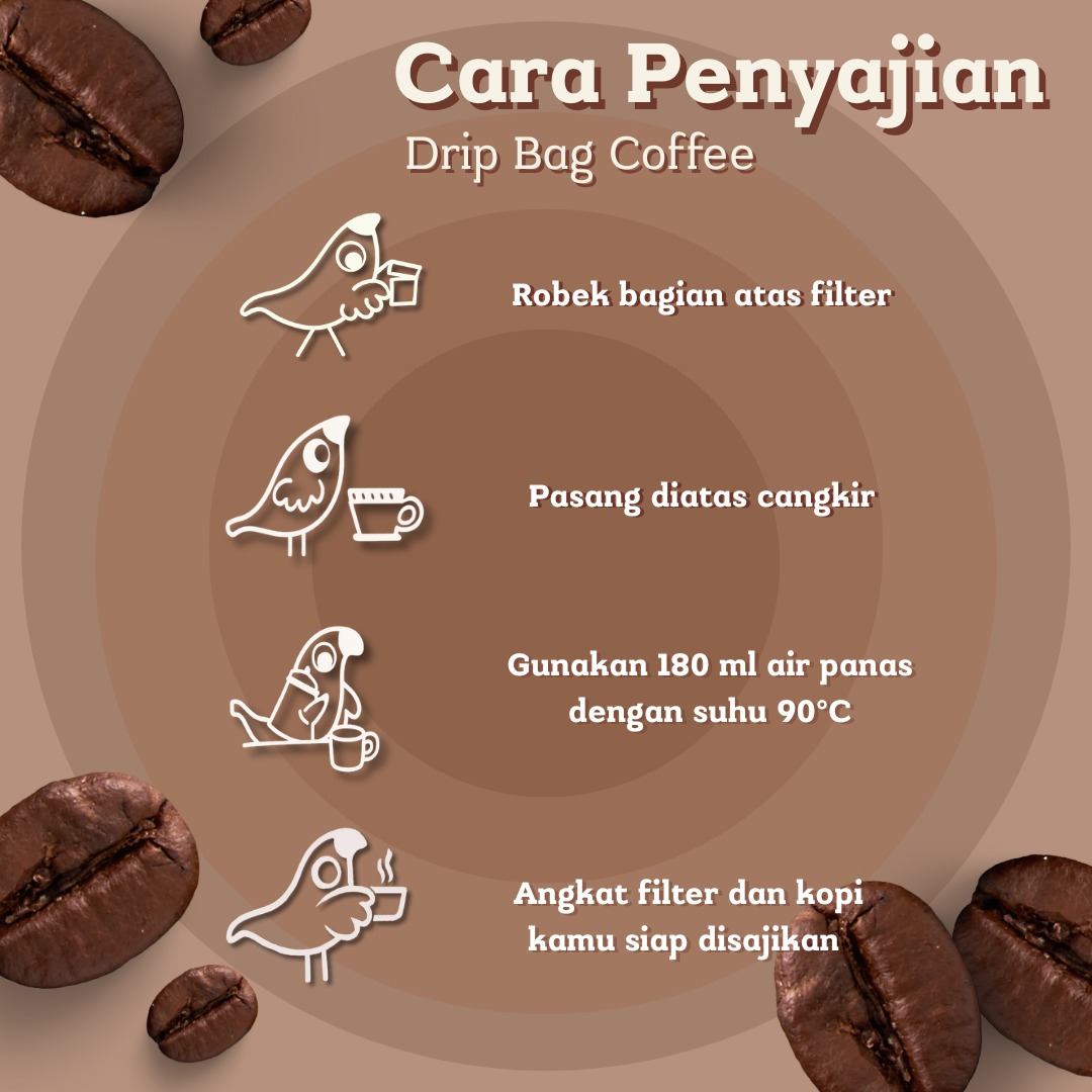 Drip Coffee Bag Kuwo Of Bengkulu