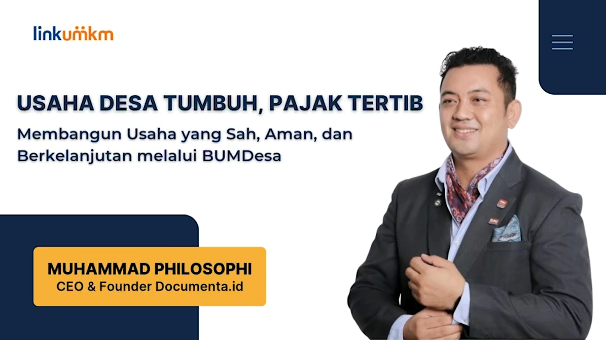 Usaha Desa Tumbuh dan Pajak Tertib