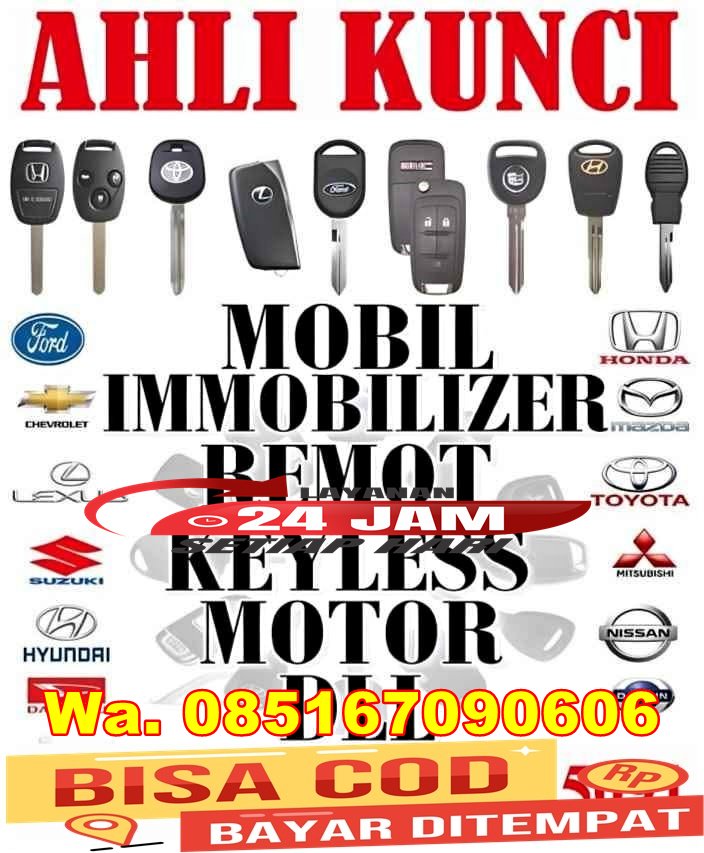 Duplikat Kunci Terdekat Bekasi 085167090606 Panggilan 24 Jam Tukang Ahli Kunci Bekasi