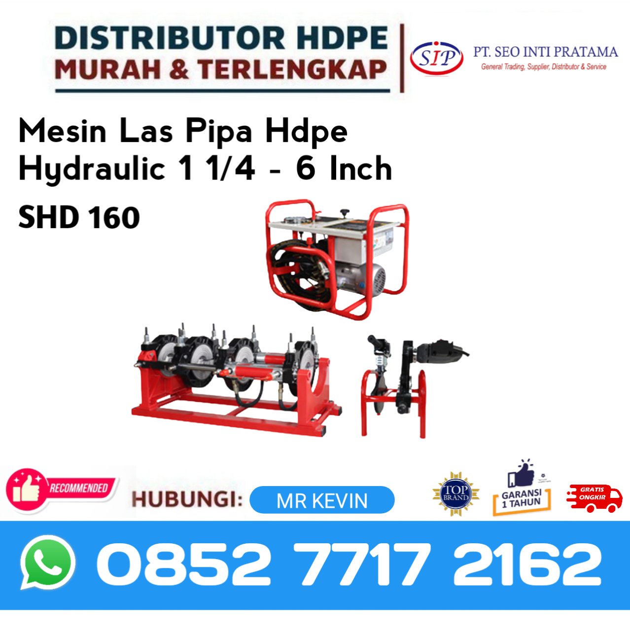 Mesin Las Pipa Hdpe 250mm