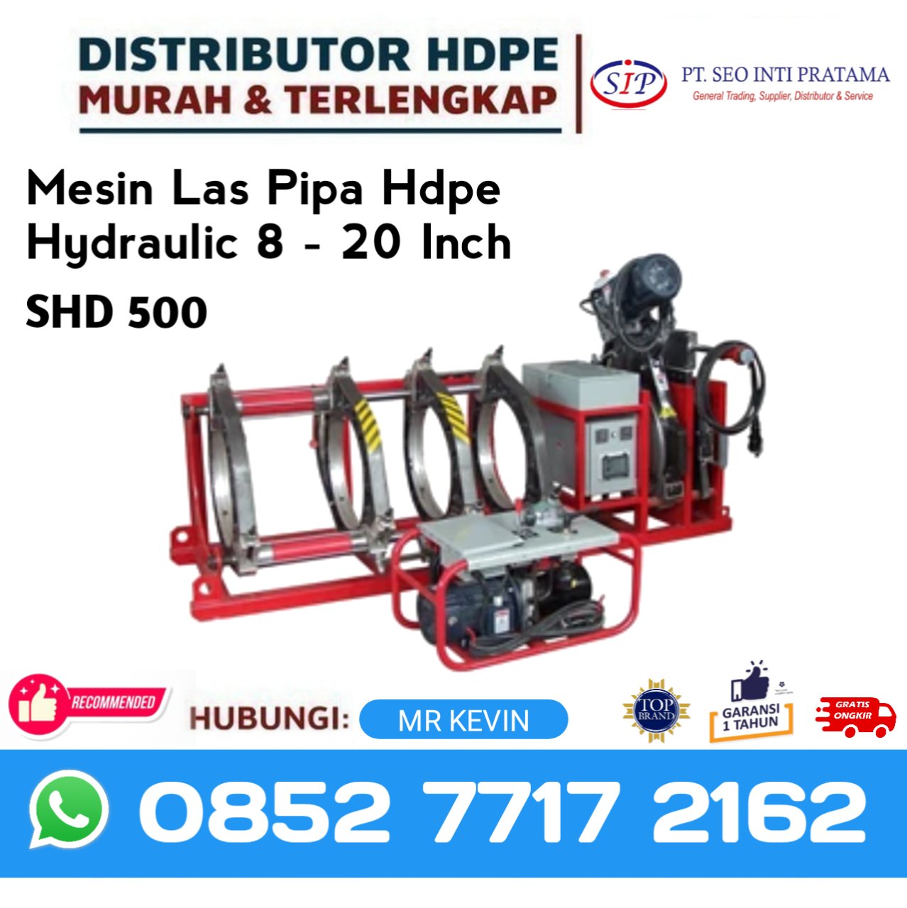 Mesin Las Pipa Hdpe 630mm