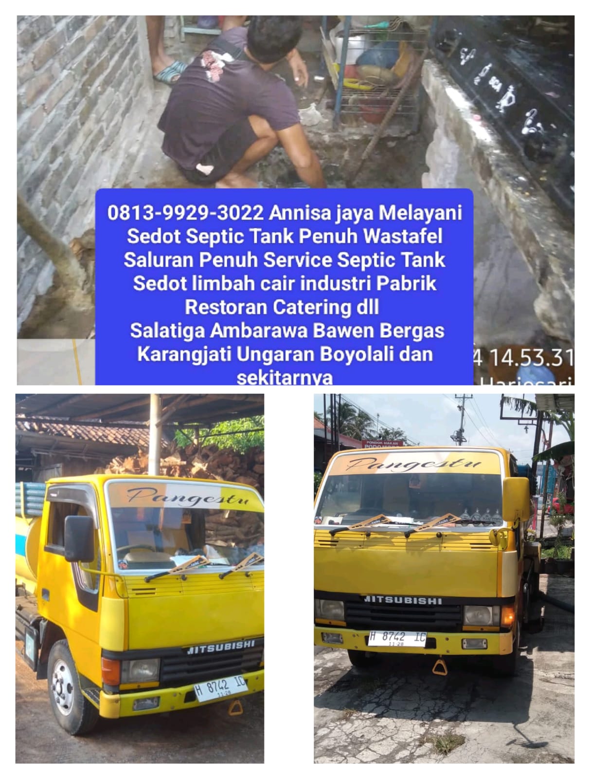 Jasa sedot Wc Salatiga Annisa Jaya 