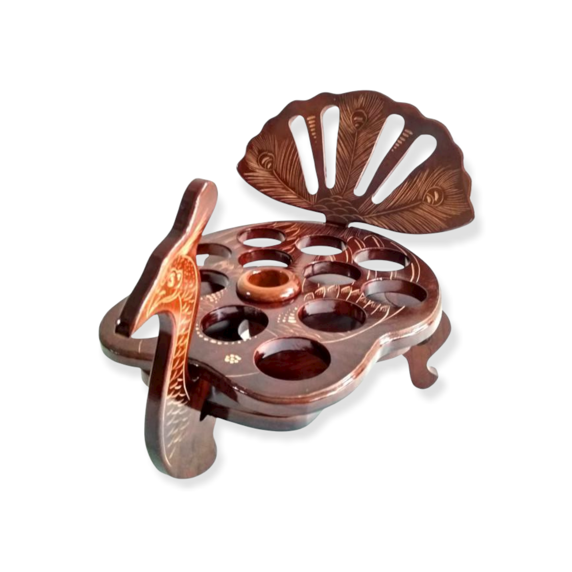 Tempat Air Mineral Aqua Kayu Jati Asli Blora 