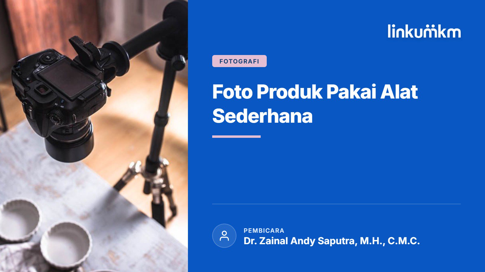 Foto Produk Pakai Alat Sederhana