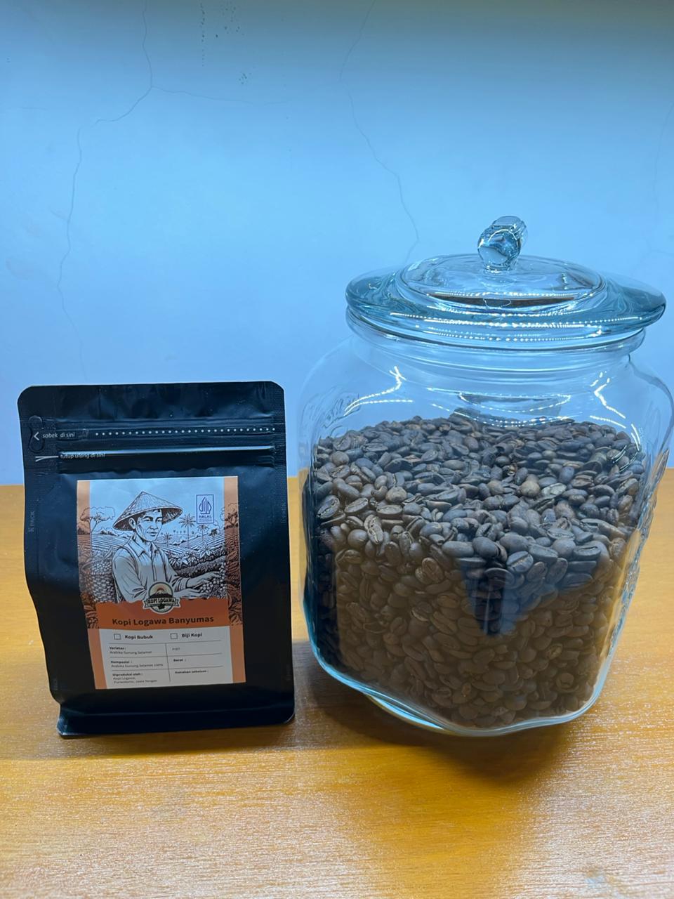 Logawa Kopi Arabika Gunung Slamet 500 Gr Kopi Bubuk Arabika Gunung Slamet