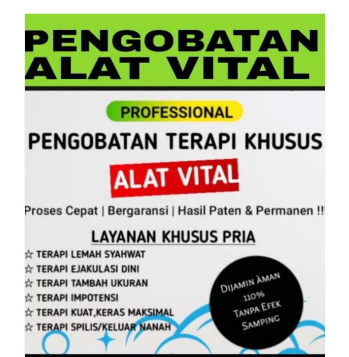 PENGOBATAN ALAT VITAL CIAMIS APIH RUSMAN WA:081324339191