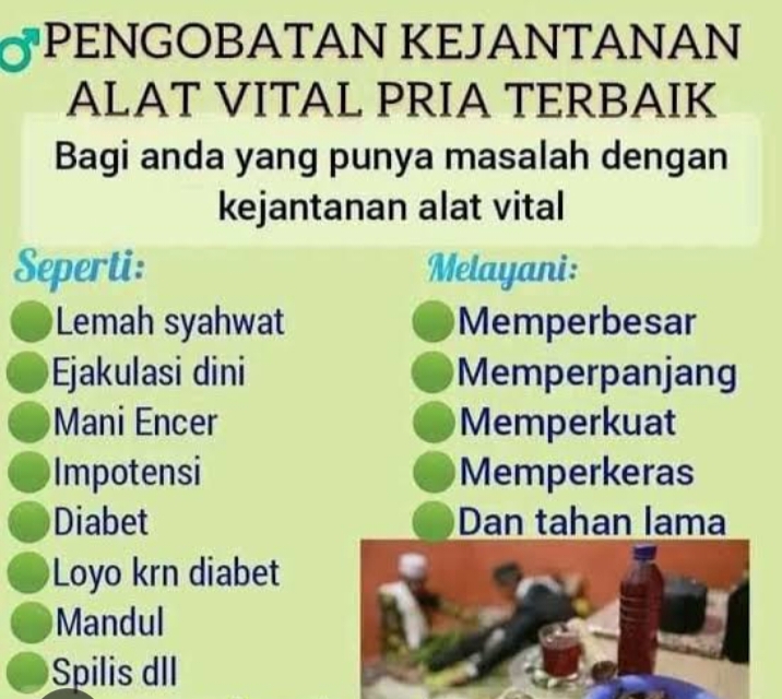 PENGOBATAN ALAT VITAL CIAMIS APIH RUSMAN WA:081324339191