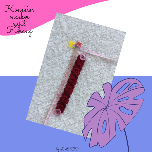 Konektor Masker Rajut Kerang