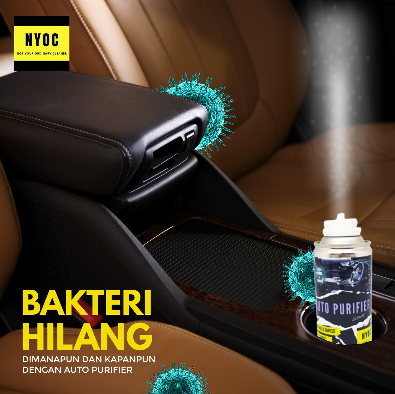 Auto Purifier - Air purifier- fogging mobil- parfum mobil