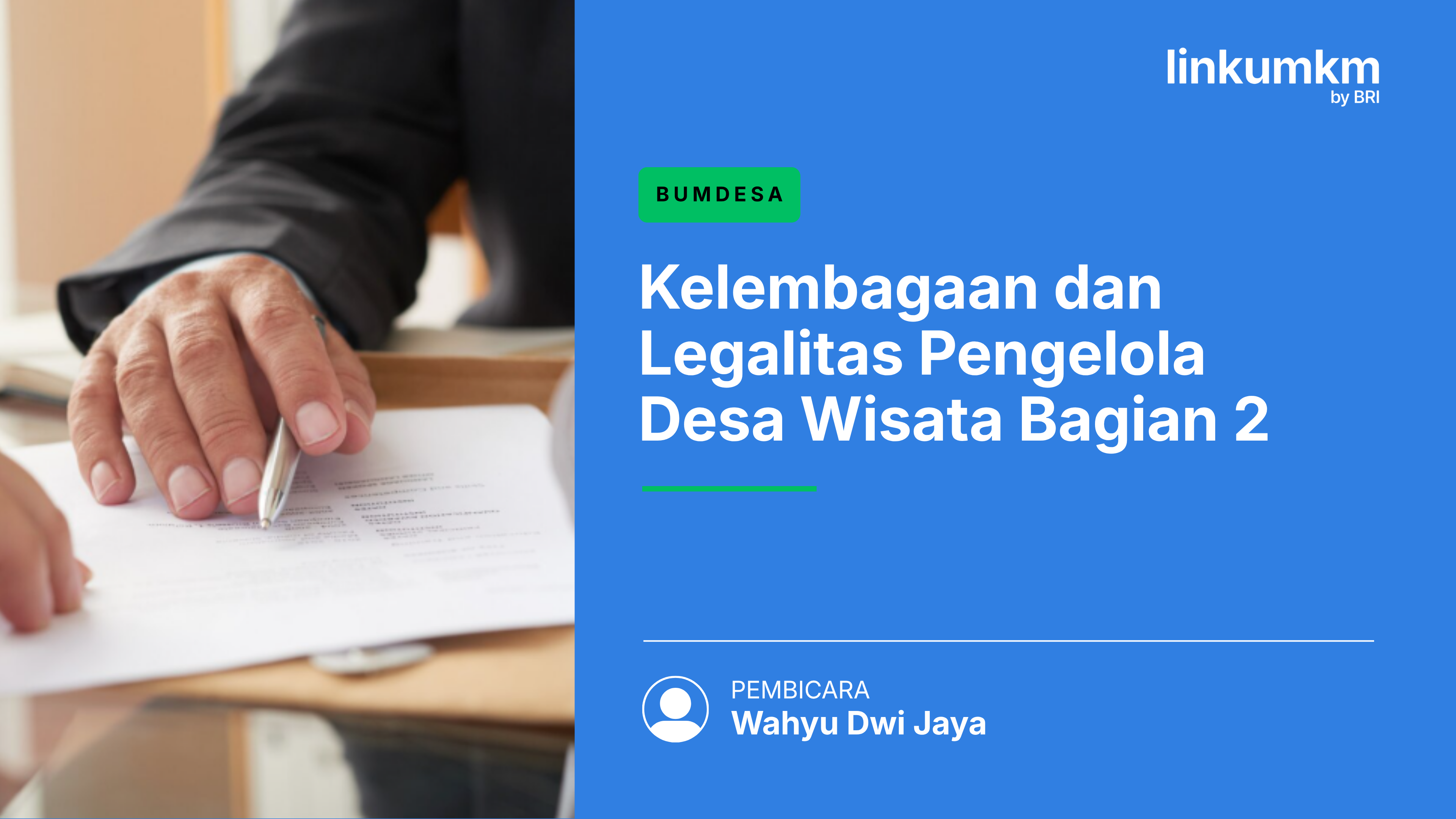 Kelembagaan dan Legalitas Pengelola Desa Wisata Bagian 2