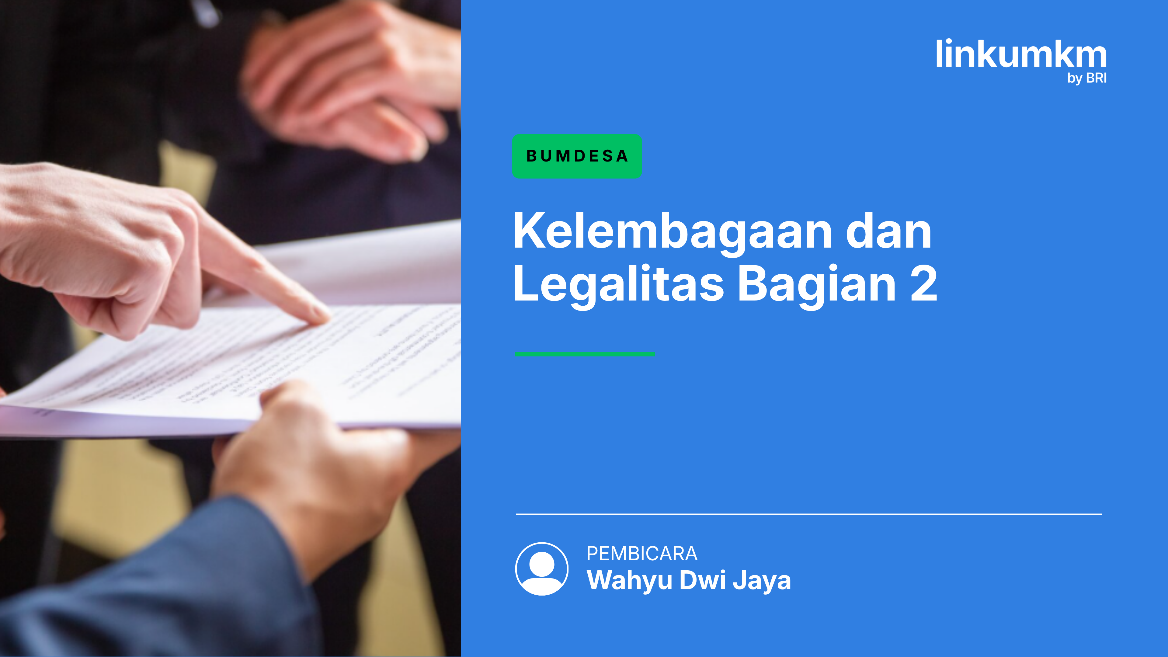 Kelembagaan dan Legalitas Bagian 2