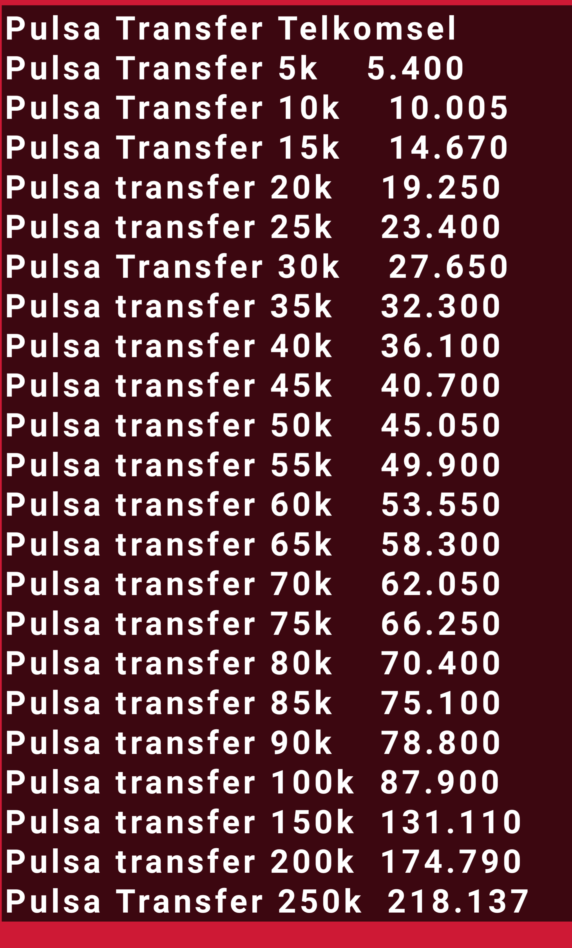 Pulsa 10k