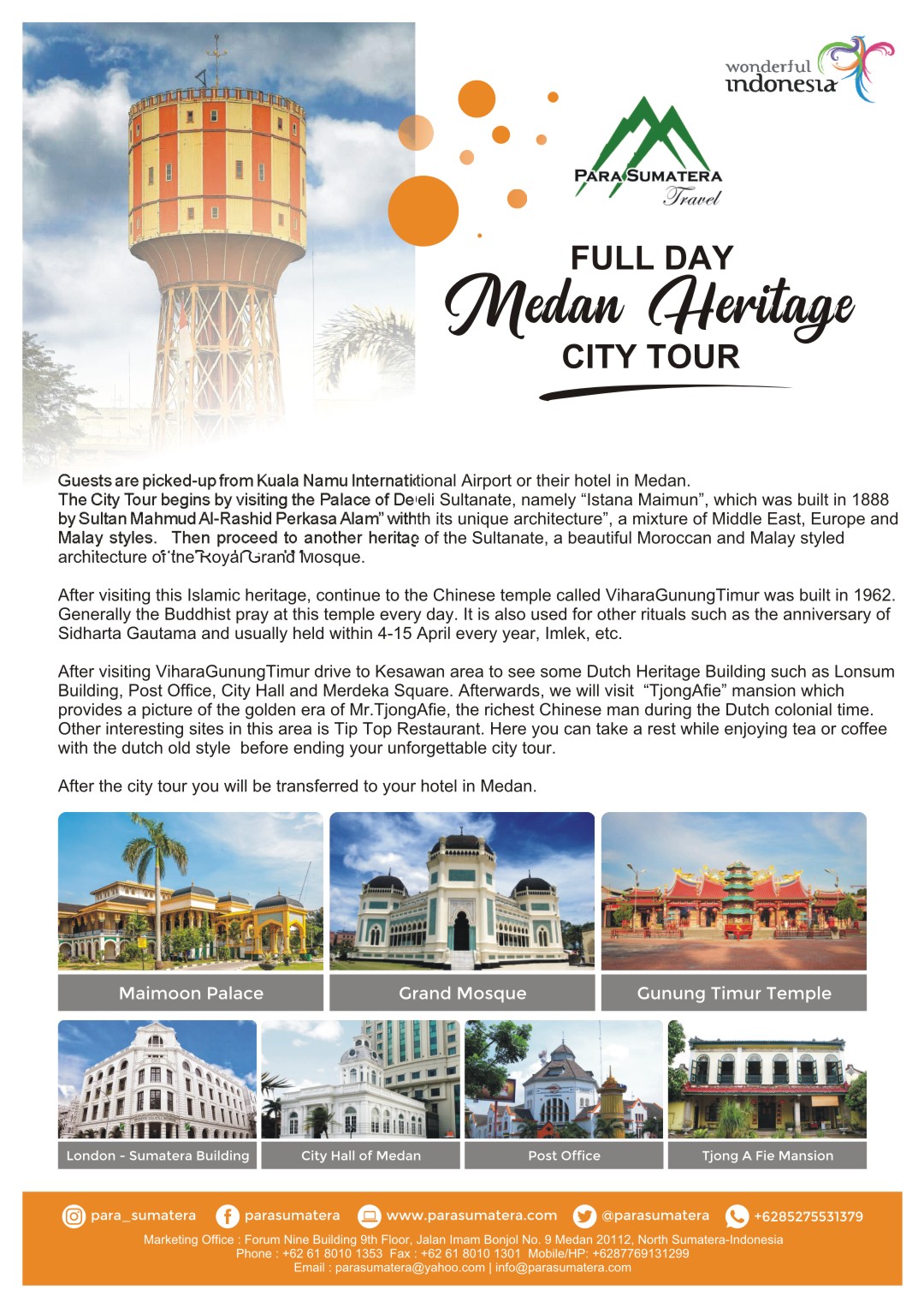 North Sumatra Highlight Package Tour