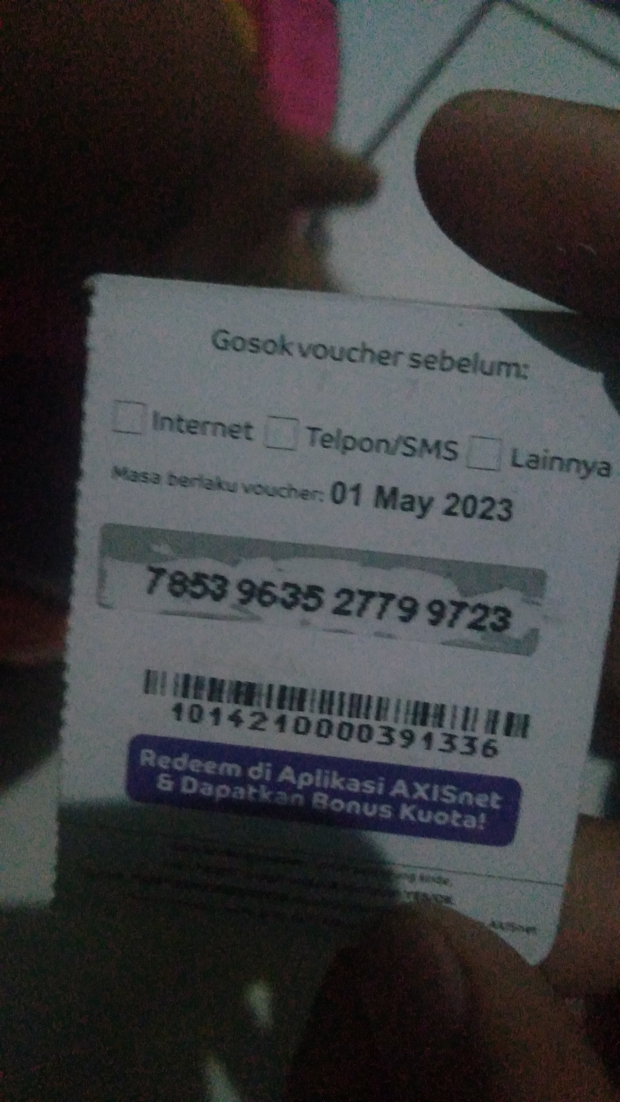 Quota , pulsa dan token listrik ( alfacell )