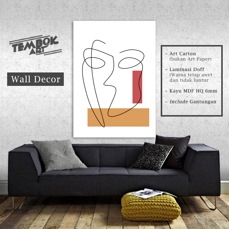 Poster Kayu Aesthetic - Home Decor