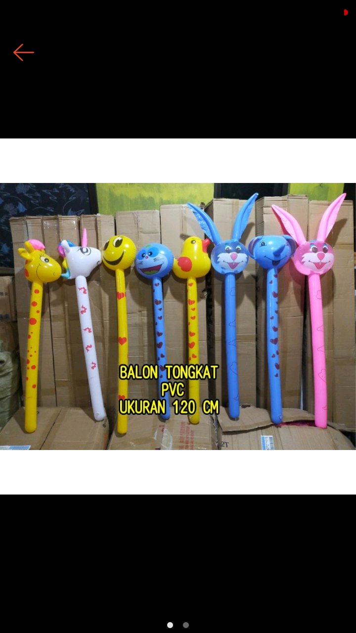 balon karakter tiup