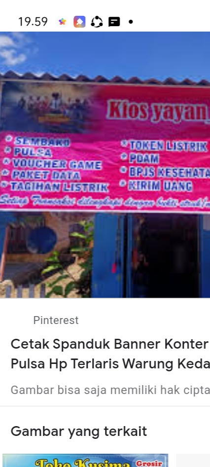 Token listrik, pulsa dan paket data
