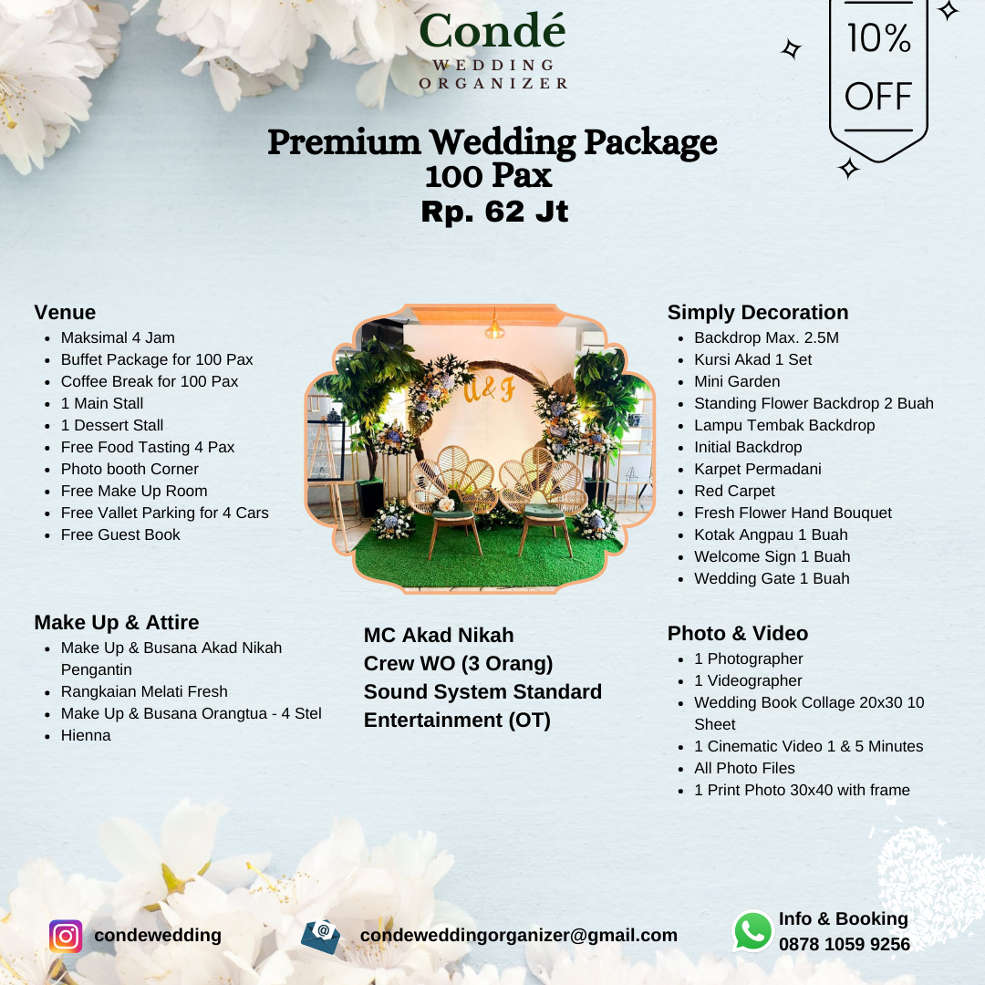 Wedding Package Teras Dara Cafe Bogor