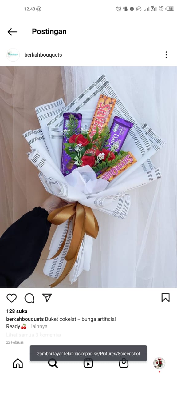Buket coklat 